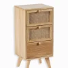 Commodes|Cocktail Scandinave Commode bois 3 tiroirs TONLE