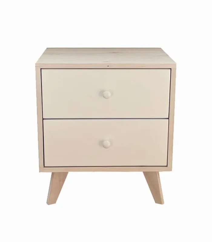 Commodes Déco|Cocktail Scandinave Commode déco 2 tiroirs LOGAN