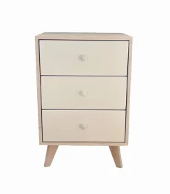 Commodes Déco|Cocktail Scandinave Commode déco 3 tiroirs LOGAN