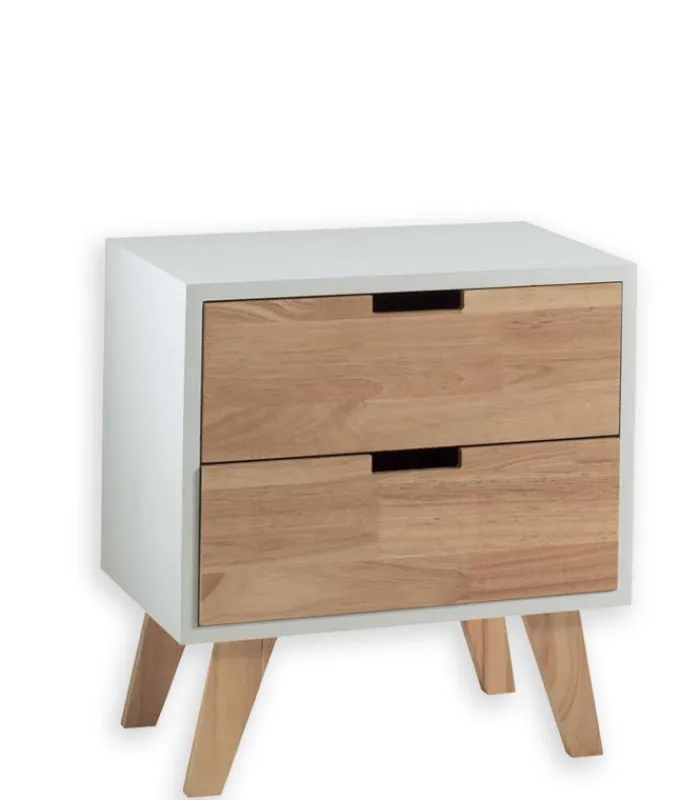 Commodes Déco|Cocktail Scandinave Commode déco 2 tiroirs RICK
