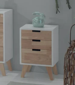Commodes Déco|Cocktail Scandinave Commode déco 3 tiroirs RICK
