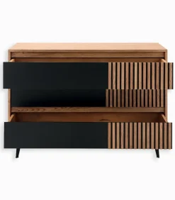 Commodes|Cocktail Scandinave Commode frêne ALSEN L 130 cm