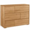 Commodes|Cocktail Scandinave Commode frêne massif 6 tiroirs HARTFORD