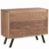 Commodes|Cocktail Scandinave Commode frêne massif 3 tiroirs OREGON