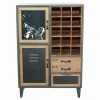 Commodes Déco|Cocktail Scandinave Commode MINDY avec 15 casiers à vin