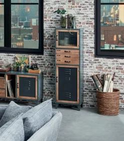 Commodes Déco|Cocktail Scandinave Commode MINDY 2 tiroirs