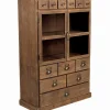 Commodes Déco|Cocktail Scandinave Commode sapin ANTIGO 12 tiroirs