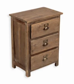 Commodes Déco|Cocktail Scandinave Commode sapin ANTIGO 3 tiroirs