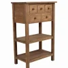 Commodes Déco|Cocktail Scandinave Commode sapin ANTIGO 5 tiroirs