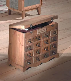 Commodes Déco|Cocktail Scandinave Commode style apothicaire 16 tiroirs – WENDY