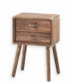 Commodes Déco|Cocktail Scandinave Commode vintage WENDY 2 tiroirs