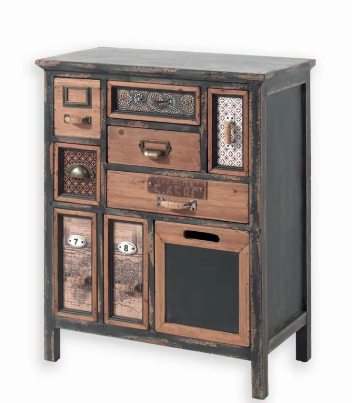 Commodes Déco|Cocktail Scandinave Commode WENDY OLD SCHOOL
