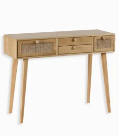 Consoles & Sellettes|Cocktail Scandinave Console bois 4 tiroirs TONLE