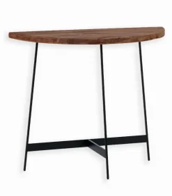 Consoles & Sellettes|Cocktail Scandinave Console pin et métal HANKO