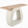 Consoles & Sellettes|Cocktail Scandinave Console SANTORIN plateau sapin
