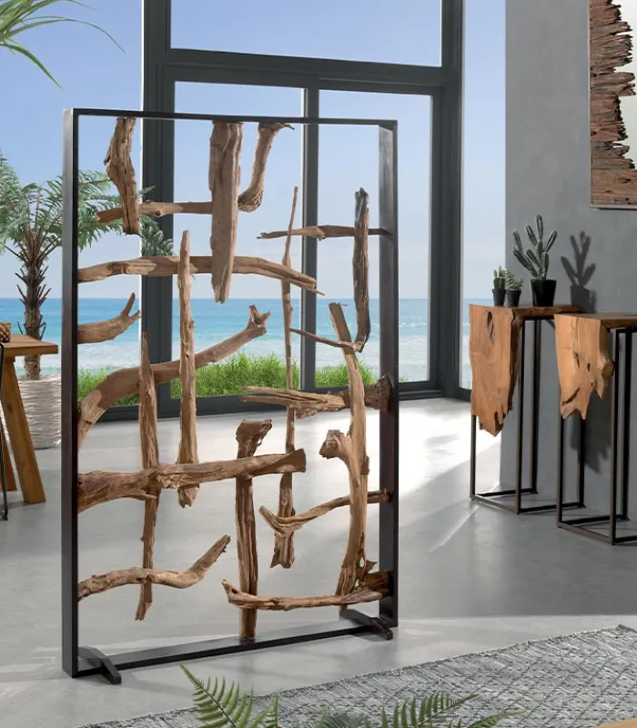 Découvrez Nos Meubles En Teck|Miroirs & Cloisons|Cocktail Scandinave Décoration nature en teck