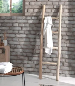 Découvrez Nos Meubles En Teck|Porte-Serviettes|Cocktail Scandinave Echelle porte-serviettes en teck
