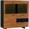 Vitrines & Enfilades|Cocktail Scandinave Enfilade chêne huilé ONTARIO