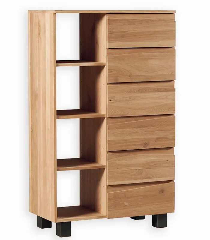 Vitrines & Enfilades|Cocktail Scandinave Enfilade chêne massif HALDEN
