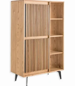 Vitrines & Enfilades|Cocktail Scandinave Enfilade frêne ALSEN