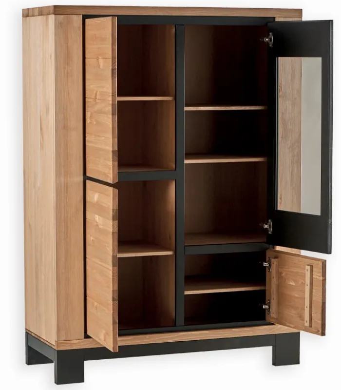Vitrines & Enfilades|Cocktail Scandinave Enfilade pin massif FOX