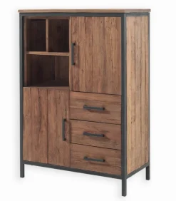 Découvrez Nos Meubles En Teck|Vitrines & Enfilades|Cocktail Scandinave Enfilade teck et métal BROWTON