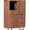 Découvrez Nos Meubles En Teck|Vitrines & Enfilades|Cocktail Scandinave Enfilade teck massif ARUNA