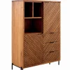 Découvrez Nos Meubles En Teck|Vitrines & Enfilades|Cocktail Scandinave Enfilade teck massif CROXTON 2 portes 3 tiroirs