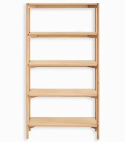 Etagères & Bibliothèques|Cocktail Scandinave Etagère chêne 5 niveaux OXFORD