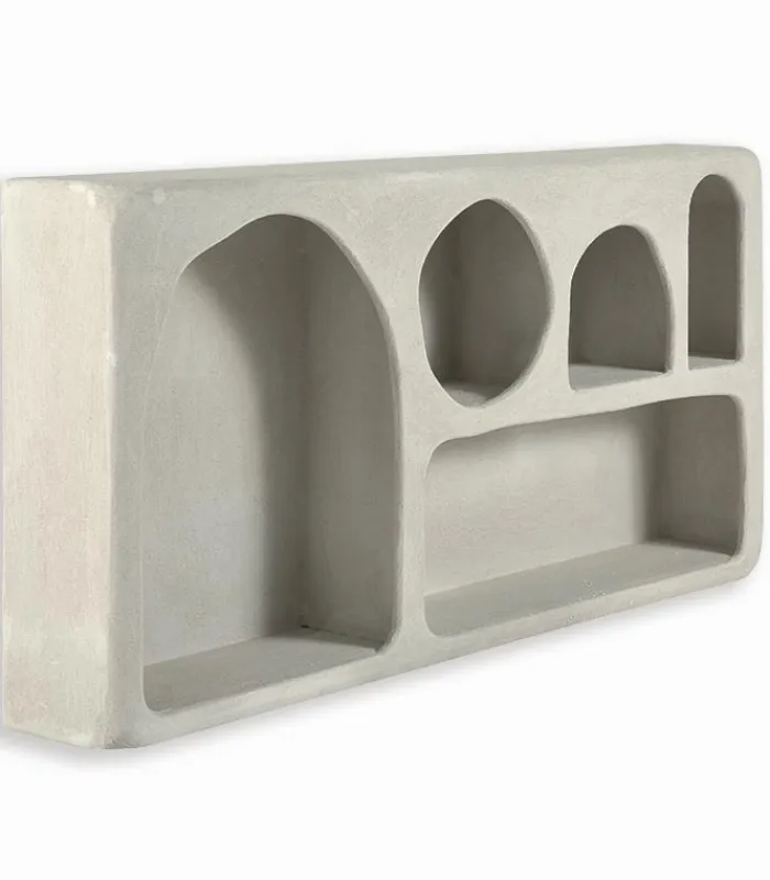 Etagères & Bibliothèques|Cocktail Scandinave Etagère murale 5 niches SANTORIN