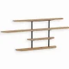 Etagères & Bibliothèques|Cocktail Scandinave Etagère murale sapin massif et fer