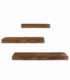 Etagères & Bibliothèques|Cocktail Scandinave Etagère murale sapin vieilli / Lot de 3
