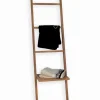 Porte-Serviettes|Etagères & Colonnes|Cocktail Scandinave Etagère porte-serviettes 4 niveaux en bambou