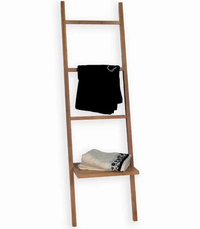 Porte-Serviettes|Etagères & Colonnes|Cocktail Scandinave Etagère porte-serviettes 4 niveaux en bambou