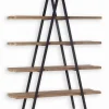 Etagères & Bibliothèques|Cocktail Scandinave Etagère sapin massif et fer WESTMOUNT