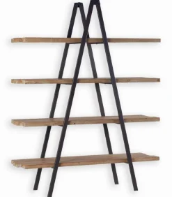 Etagères & Bibliothèques|Cocktail Scandinave Etagère sapin massif et fer WESTMOUNT