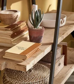 Etagères & Bibliothèques|Cocktail Scandinave Etagère sapin massif et fer WESTMOUNT