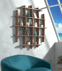 Découvrez Nos Meubles En Teck|Etagères & Bibliothèques|Cocktail Scandinave Etagère teck massif recyclé TIWI