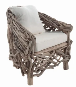 Fauteuils|Cocktail Scandinave Fauteuil bois flotté WOODREAM