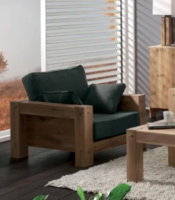 Fauteuils|Cocktail Scandinave Fauteuil chêne massif NORWAY