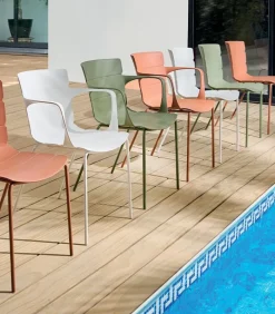 Fauteuils & Chaises De Jardin|Cocktail Scandinave Fauteuil de jardin empilable TAYLOR