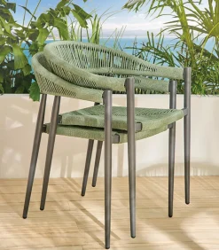 Fauteuils & Chaises De Jardin|Fauteuils|Cocktail Scandinave Fauteuil rotin et alu empilable OULU