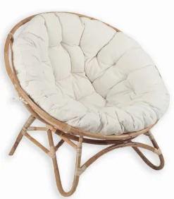Fauteuils|Cocktail Scandinave Fauteuil rotin Fidji XXL