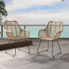 Fauteuils & Chaises De Jardin|Fauteuils|Cocktail Scandinave Fauteuil rotin RINING
