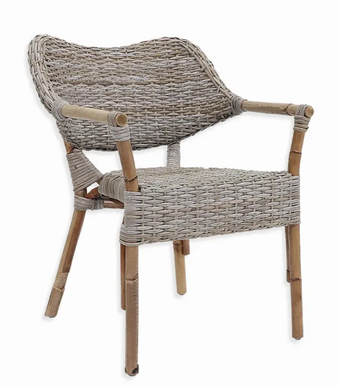 Fauteuils|Cocktail Scandinave Fauteuil rotin SARANA