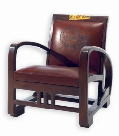 Découvrez Nos Meubles En Teck|Fauteuils|Cocktail Scandinave Fauteuil teck et cuir RETRO