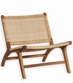 Découvrez Nos Meubles En Teck|Fauteuils|Cocktail Scandinave Fauteuil teck et rotin BANÈS
