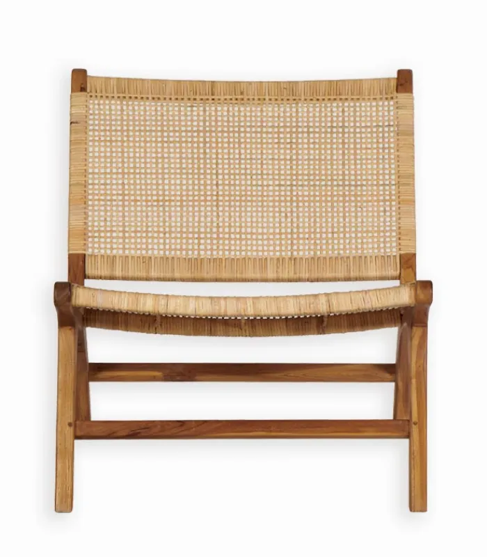 Découvrez Nos Meubles En Teck|Fauteuils|Cocktail Scandinave Fauteuil teck et rotin BANÈS