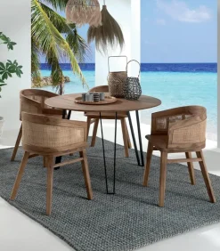 Découvrez Nos Meubles En Teck|Fauteuils|Cocktail Scandinave Fauteuil teck recyclé ELWOOD