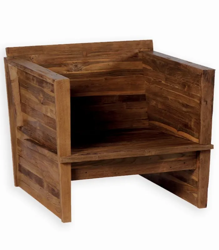 Découvrez Nos Meubles En Teck|Fauteuils|Cocktail Scandinave Fauteuil teck recyclé HARVEST